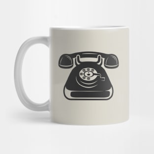 A rotary phone Mug